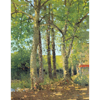 РЕПРОДУКЦИИ НА КАРТИНИ Пейзаж с високи дървета (1916)